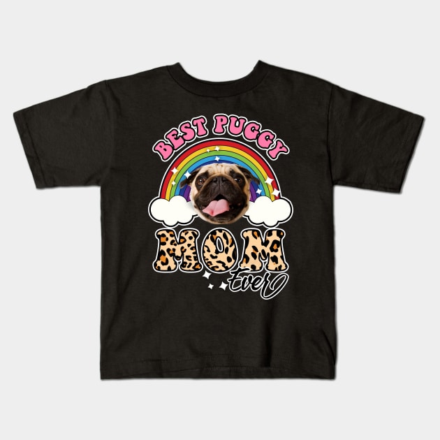 Pug Mommy Kids T-Shirt by SmithyJ88